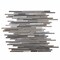 Apollo Tile Sample of Urban Rain 11.8"x11.8" Linear Glass And Metal Mosaic Tile APLCAS99005EC09 Sample - alternate 1